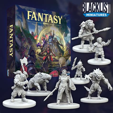 blacklistgaming|blacklist miniatures fantasy series 1.
